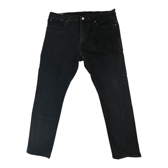 Levi’s 512 Premium Slim Taper Jeans Men’s 38x30 Black Knight Stretch - Picture 4 of 6